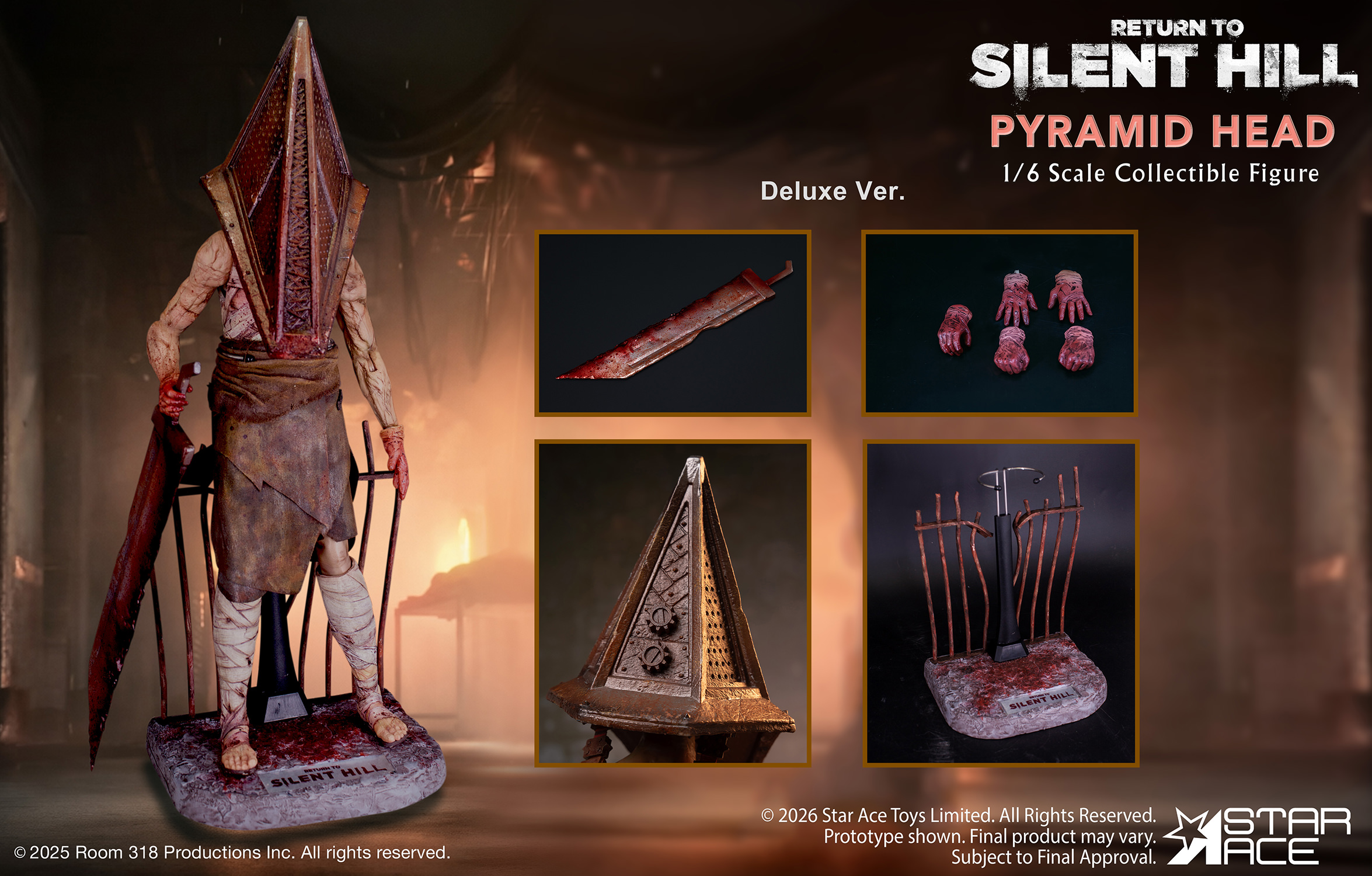 Return to Silent Hill Pyramid Head 1/6 Scale Action Figure 40 cm | Star Ace Toys
