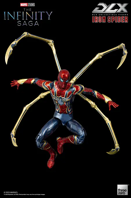 Iron Spider with the four articulated pincers spread out