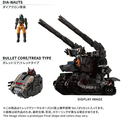 Diaclone Tread Versaulter / CU Ground Armored Unit Ver. Figure | Takara Tomy - alternate view