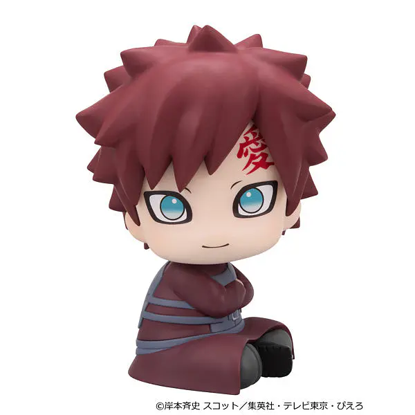 Naruto Shippuden Look Up PVC Figure Set Shikamaru Nara and Gaara (Smile Ver.) with Bonus Pouch | MegaHouse photo 8