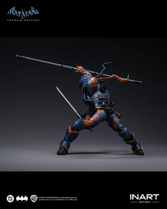 Batman: Arkham Origins Deathstroke Action Figure | INART photo 8