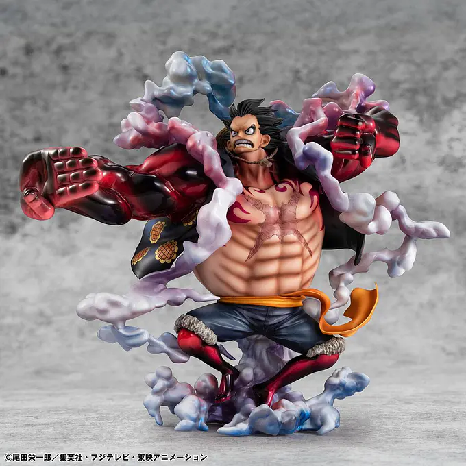 One Piece Monkey D. Luffy Gear 4 Boundman 10th Limited Ver. Portrait.Of.Pirates SA-MAXIMUM Statue 30 cm | MegaHouse photo 7