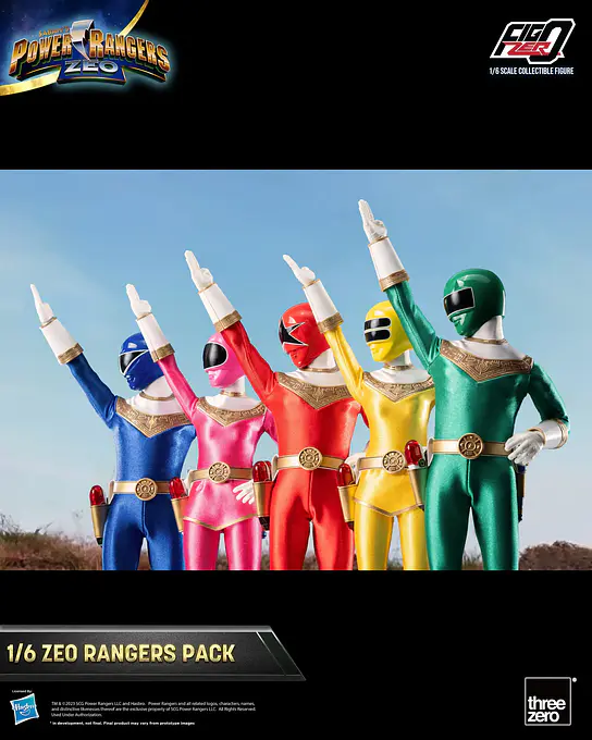 Power Rangers Zeo FigZero 1/6 Zeo Power Rangers Pack Figures - threezero photo 13