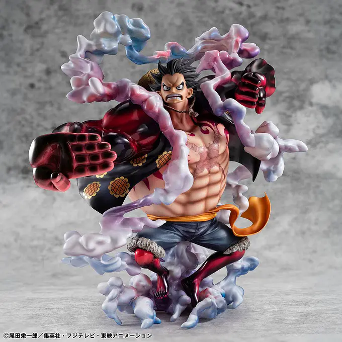 One Piece Monkey D. Luffy Gear 4 Boundman 10th Limited Ver. Portrait.Of.Pirates SA-MAXIMUM Statue 30 cm | MegaHouse photo 3