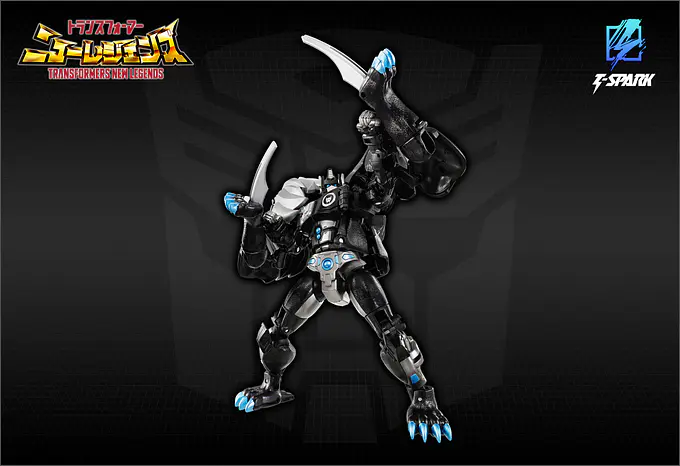 Transformers New Legends NL-09 Dark Amber Leo Prime and Blue Bolt Figure Set | Takara Tomy photo 5