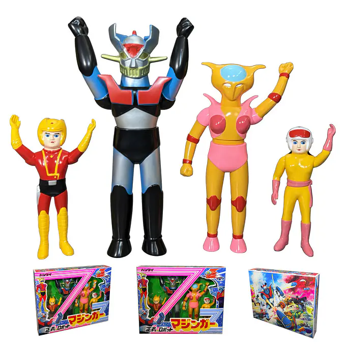 Mazinger Z Vinyl Archives Project Soft Vinyl Figure Set | Plex photo 3