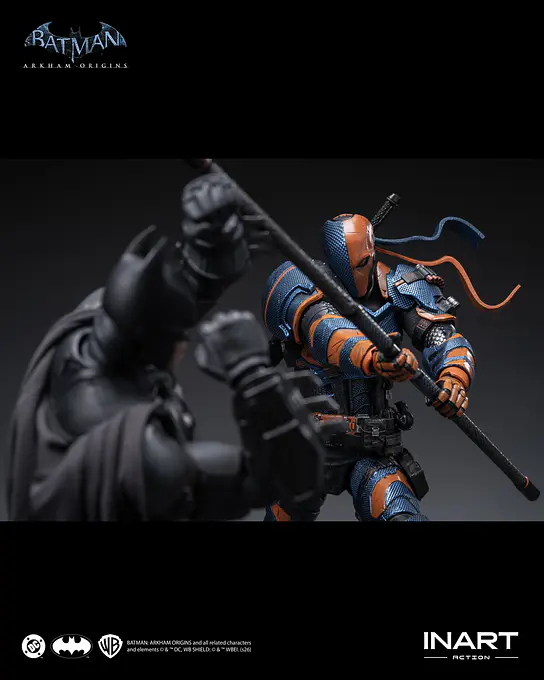 Batman: Arkham Origins Deathstroke Action Figure | INART photo 12
