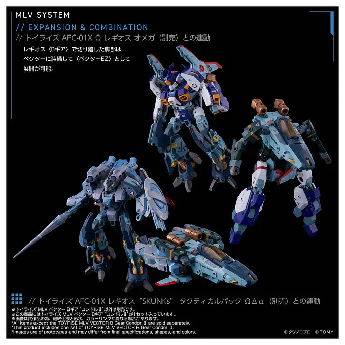 Genesis Climber Mospeada Toyrise Action Figure MLV Vector B-Gear Condor II | Takara Tomy photo 7