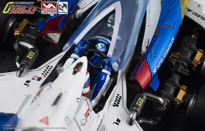 Super Asurada 01 Variable Action Hi-Spec United Future GPX Cyber Formula Vehicle - threeMega photo 6