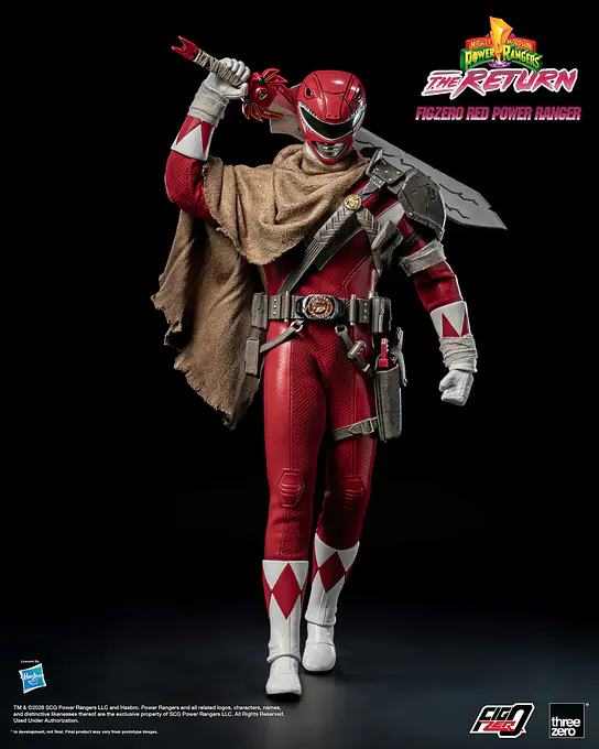 Mighty Morphin Power Rangers: The Return FigZero 1/6 Red Power Ranger Figure - threezero photo 13