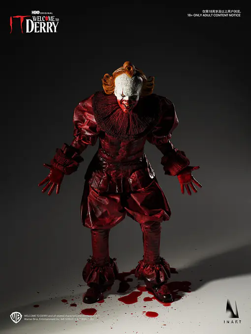 IT: Welcome to Derry Pennywise (Bloody Version) 1/6 Collectible Figure | INART