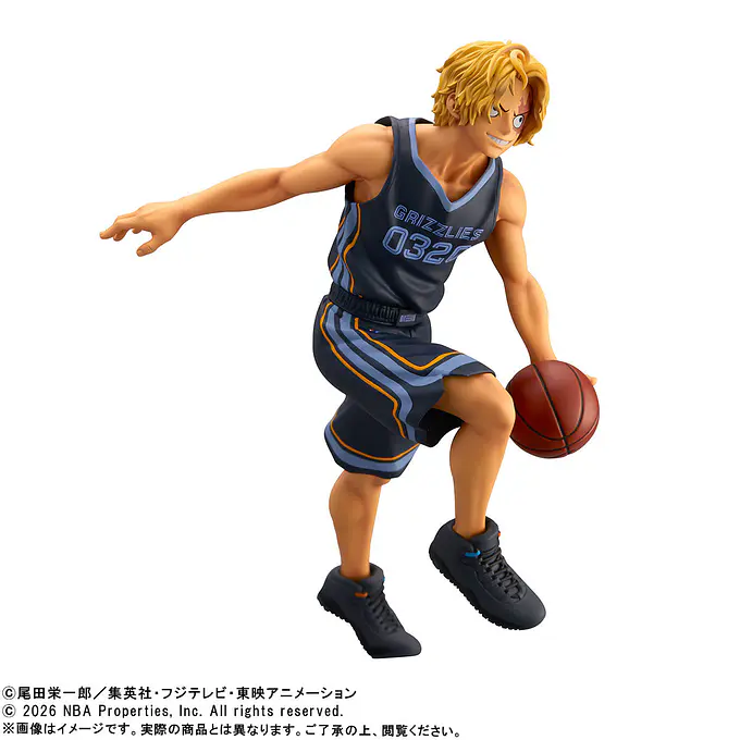 One Piece x NBA Master Stars Piece Sabo Memphis Grizzlies Figure | Banpresto photo 2