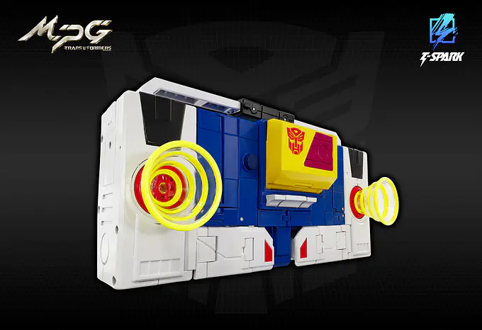 Transformers MPG-27 Twincast and Rewind Figure Set | Takara Tomy photo 8