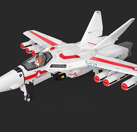 Robotech VF-1J Veritech Fighter 1/13.5 Remote Control Model Aircraft | Areswei photo 6