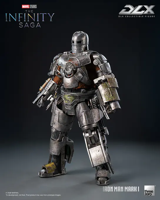 Iron Man Mark 1 standing in a neutral pose