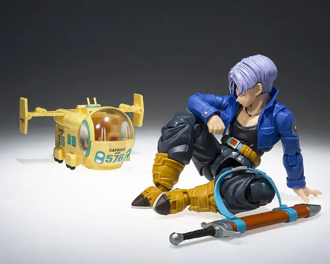 Dragon Ball Z Changearts Action Figure Hoi-Poi Capsule No. 576 Bulma's Airplane 8 cm - Tamashii Nations photo 9