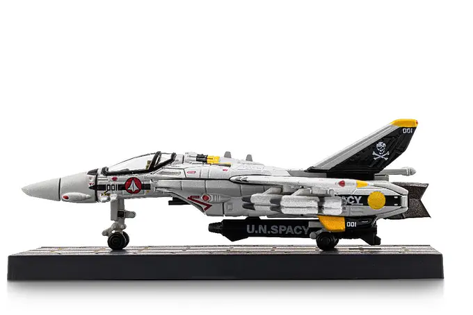 Kids Logic Mini Metal 002 Robotech Veritech VF-1S (Fighter Mode) Die-Cast Model photo 4