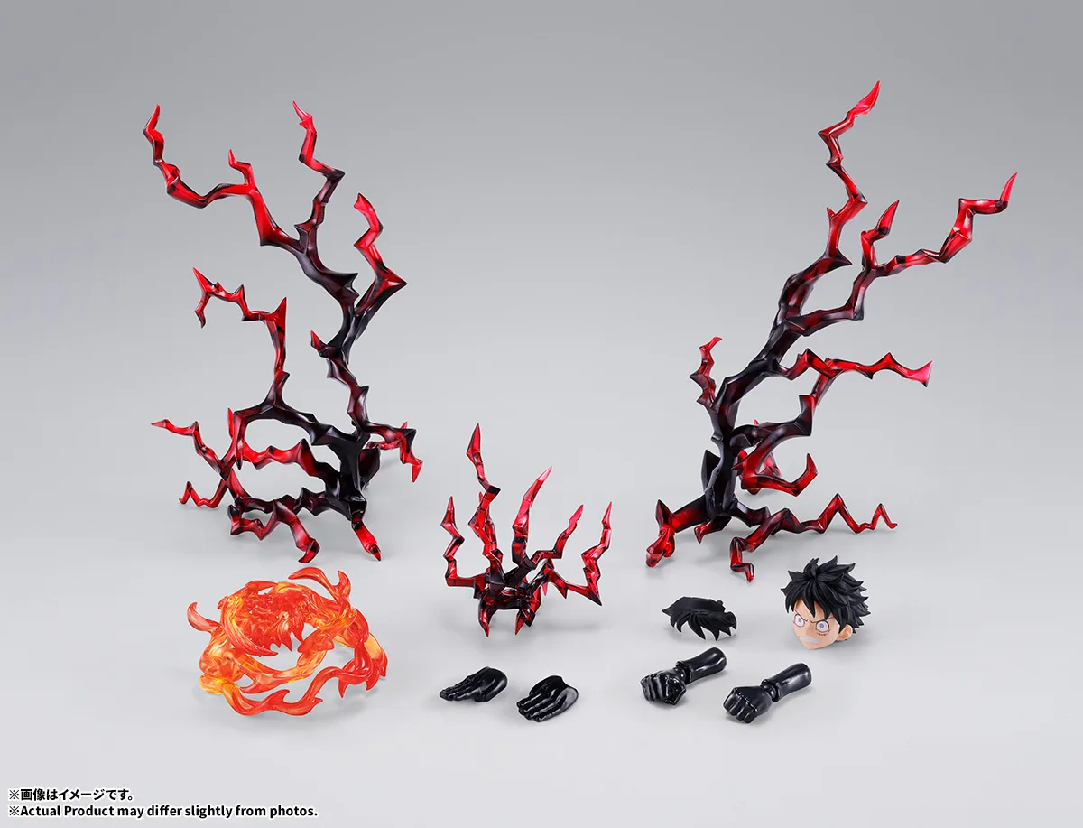 One Piece S.H.Figuarts Monkey D. Luffy New World Option Parts Set | Tamashii Nations