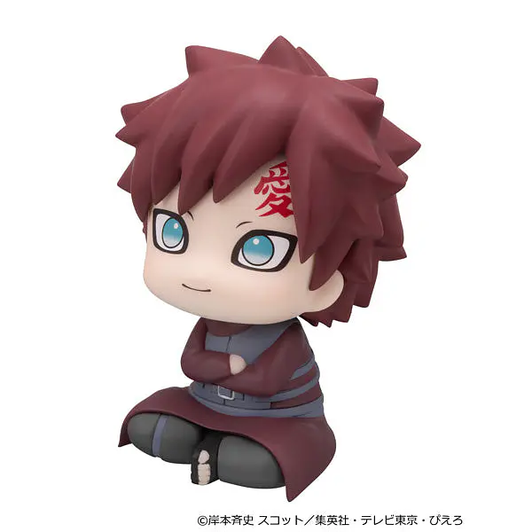 Naruto Shippuden Look Up PVC Figure Set Shikamaru Nara and Gaara (Smile Ver.) with Bonus Pouch | MegaHouse photo 6