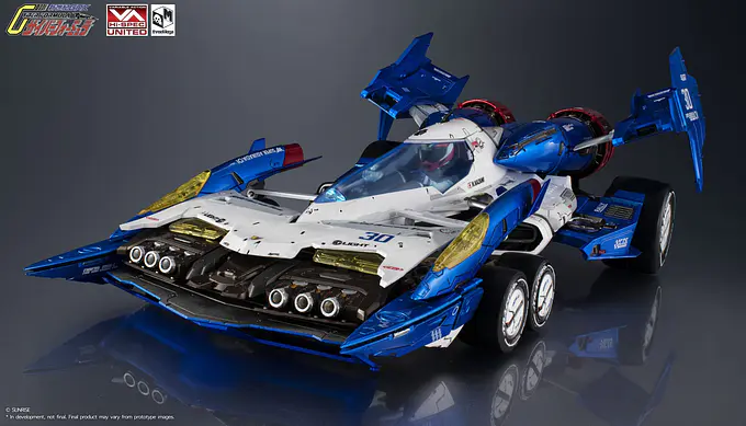 Super Asurada 01 Variable Action Hi-Spec United Future GPX Cyber Formula Vehicle - threeMega photo 25