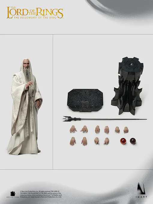 The Lord of the Rings: The Fellowship of the Ring Saruman 1/6 Collectible Figure | INART photo 18