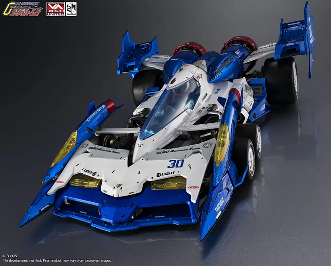 Super Asurada 01 Variable Action Hi-Spec United Future GPX Cyber Formula Vehicle - threeMega photo 16