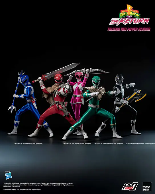 Mighty Morphin Power Rangers: The Return FigZero 1/6 Red Power Ranger Figure - threezero photo 8