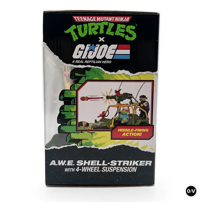 Teenage Mutant Ninja Turtles x G.I. Joe A.W.E. Shell-Striker Vehicle with Figure - Crossover Classics | Playmates Toys photo 4