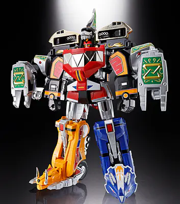 Power Rangers Soul of Chogokin GX-72 Megazord & GX-78 Dragonzord Diecast Figure Set (Daijyujin & Dragon Caesar) | Tamashii Nations