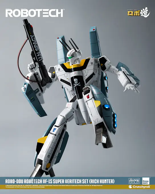 ROBO-DOU Robotech VF-1S Super Veritech Set (Rick Hunter) Figure - threezero photo 18