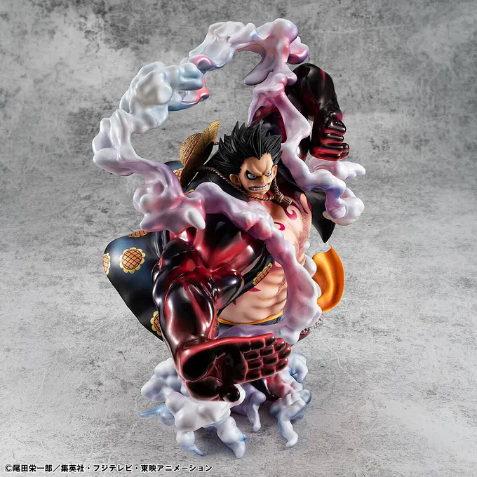One Piece Monkey D. Luffy Gear 4 Boundman 10th Limited Ver. Portrait.Of.Pirates SA-MAXIMUM Statue 30 cm | MegaHouse photo 5