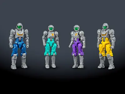 Diaclone DA-125 Cosmo Maneuver Dia-Nauts Set