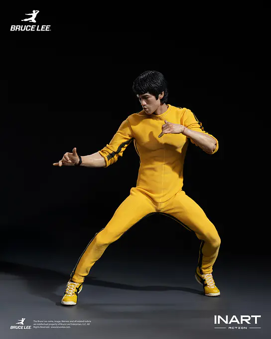 Bruce Lee (Yellow Jumpsuit) 1/12 Action Figure | INART photo 9