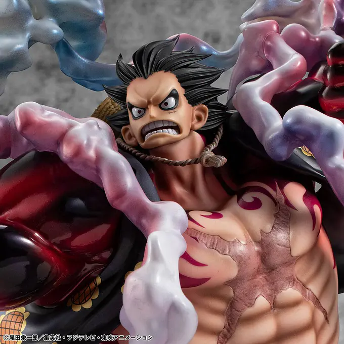 One Piece Monkey D. Luffy Gear 4 Boundman 10th Limited Ver. Portrait.Of.Pirates SA-MAXIMUM Statue 30 cm | MegaHouse photo 12