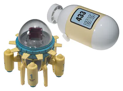 Dragon Ball Z Changearts Action Figure Hoi-Poi Capsule No. 433 Trunks's Time Machine 8 cm - Tamashii Nations