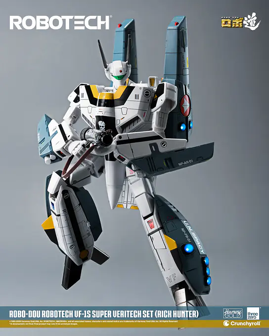 ROBO-DOU Robotech VF-1S Super Veritech Set (Rick Hunter) Figure - threezero photo 46