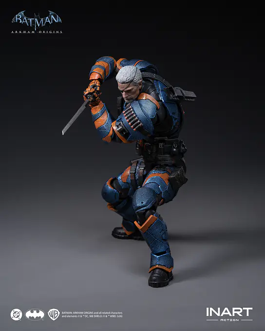 Batman: Arkham Origins Deathstroke Action Figure | INART photo 5