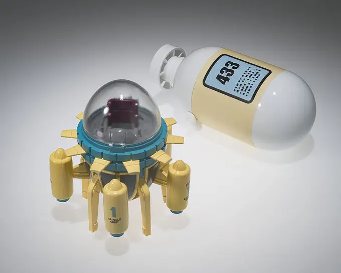 Dragon Ball Z Changearts Action Figure Hoi-Poi Capsule No. 433 Trunks's Time Machine 8 cm - Tamashii Nations photo 3
