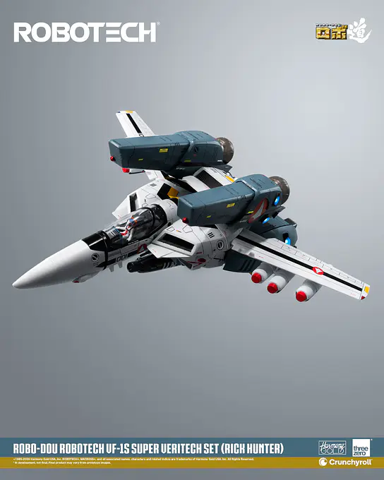 ROBO-DOU Robotech VF-1S Super Veritech Set (Rick Hunter) Figure - threezero photo 38