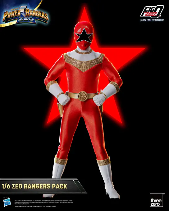 Power Rangers Zeo FigZero 1/6 Zeo Power Rangers Pack Figures - threezero photo 23
