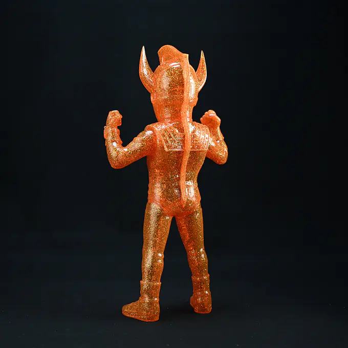 Ultraman Taro Orange Gold Glitter Ultra Dynamite Version Sofubi Figure | Planet-X photo 4