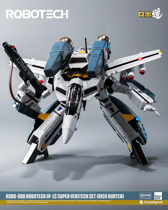 ROBO-DOU Robotech VF-1S Super Veritech Set (Rick Hunter) Figure - threezero photo 41