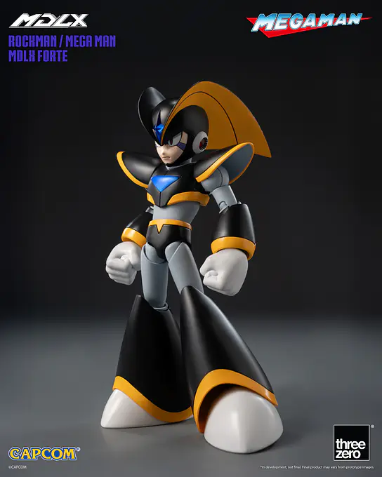Mega Man MDLX Forte (Bass) Action Figure 10 cm | threezero
