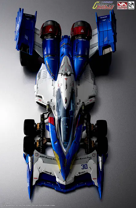 Super Asurada 01 Variable Action Hi-Spec United Future GPX Cyber Formula Vehicle - threeMega photo 24