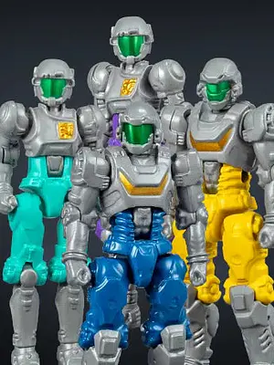 Diaclone DA-125 Cosmo Maneuver Dia-Nauts Set - alternate view