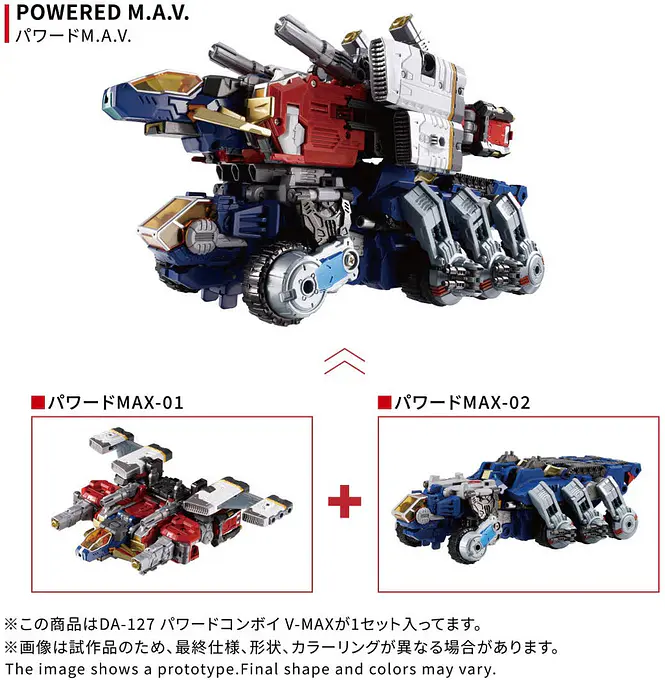Diaclone DA-127 Powered Convoy V-MAX Action Figure | Takara Tomy photo 4