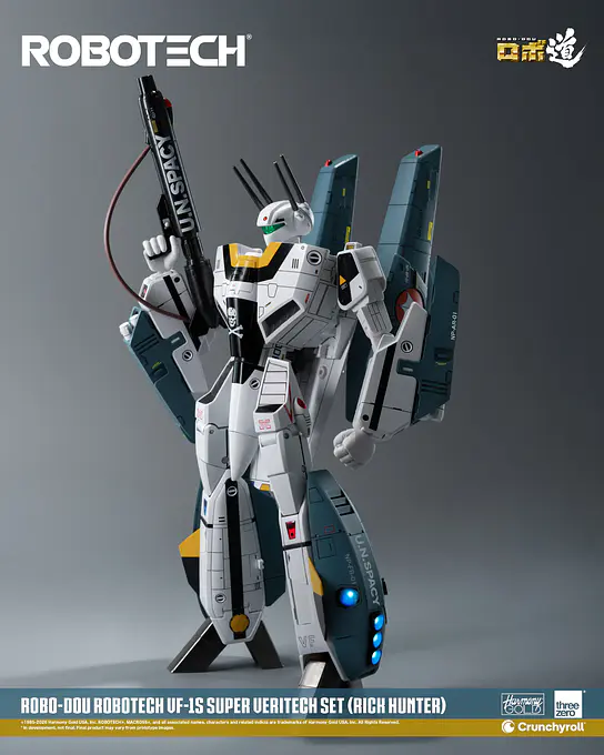 ROBO-DOU Robotech VF-1S Super Veritech Set (Rick Hunter) Figure - threezero photo 24