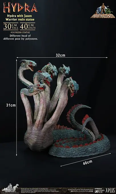Ray Harryhausen Jason and the Argonauts Hydra with Jason Polyresin Statue 30 cm | Star Ace Toys photo 7