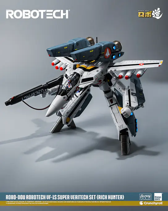 ROBO-DOU Robotech VF-1S Super Veritech Set (Rick Hunter) Figure - threezero photo 17