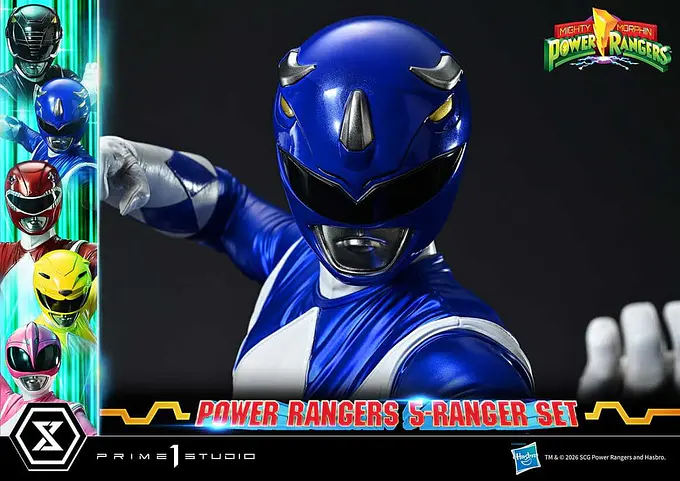 Mighty Morphin Power Rangers Premium Masterline Set of 5 Statues 1/4 Deluxe Bonus Version 62 cm - Prime 1 Studio photo 23